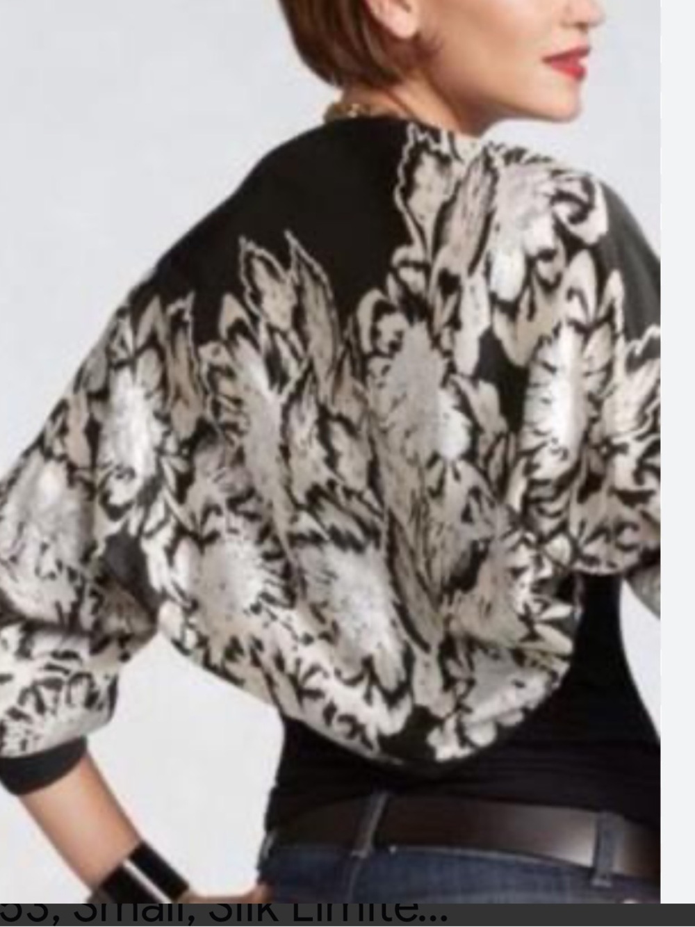 CAbi limited Edition Holiday Shrug limited Edition - Medium fits like ballet arm